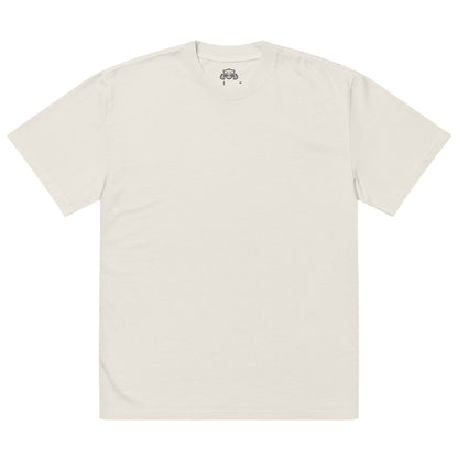 Oversized Tee With Maneki-neko Print