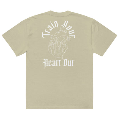 NEW!! Oversized Tee With Train Your Heart Out Print