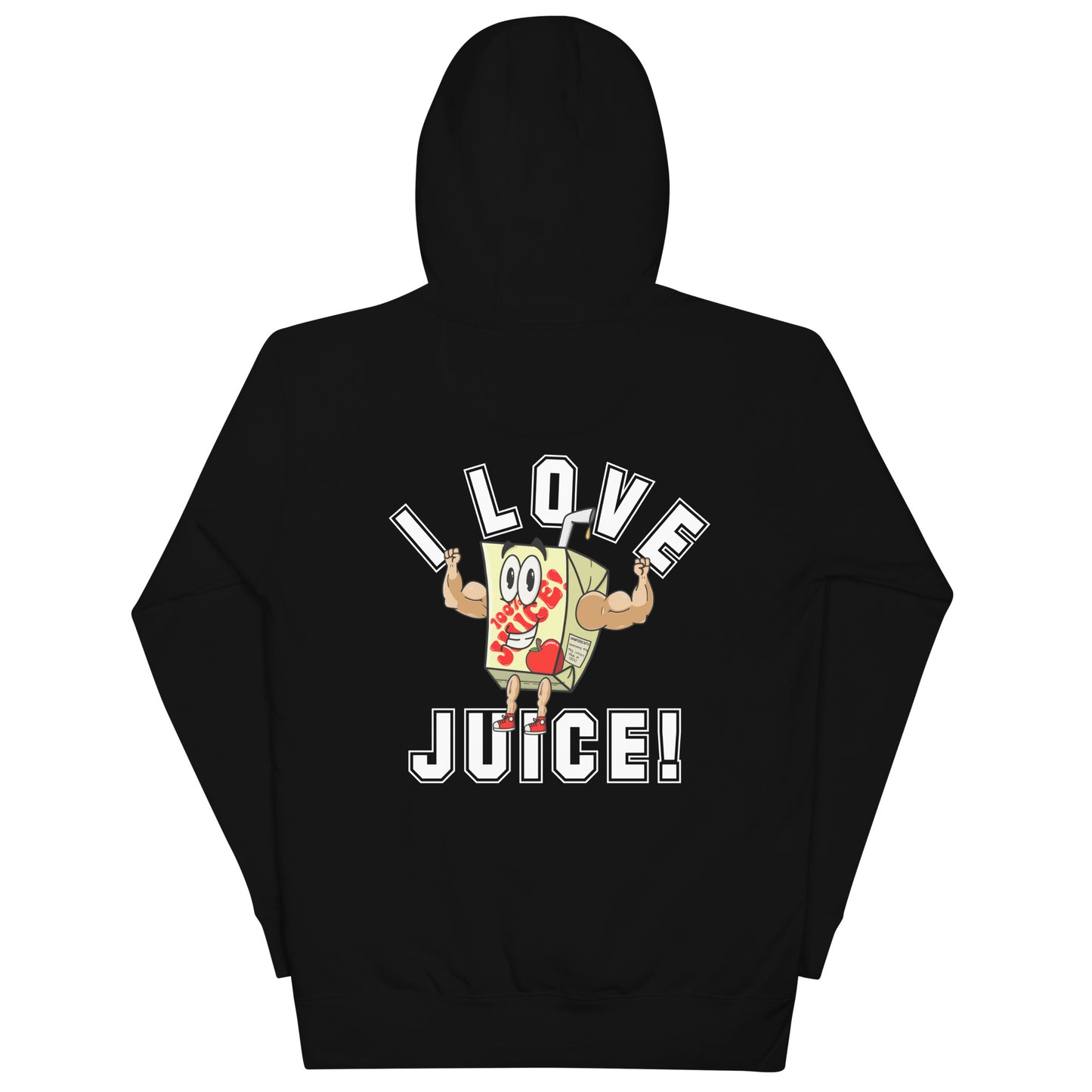 I Love Juice Hoodie Hoodie With White Embroidered front logo