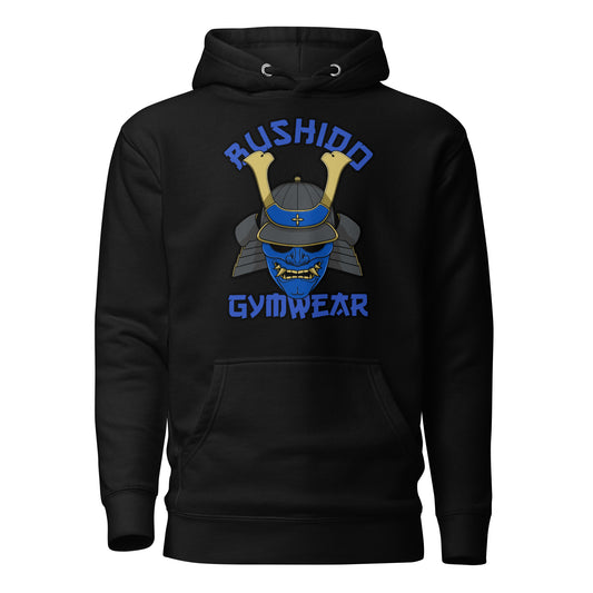 Black Hoodie With Kabuto Print