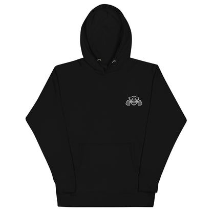 Black Hoodie With Shut Up And Squat Print