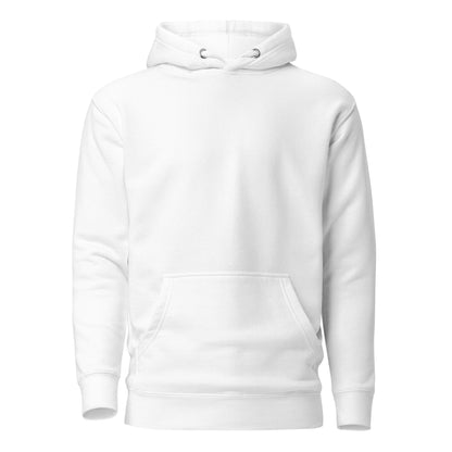 White Hoodie With Green Dragon Print