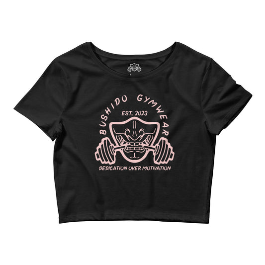 Women’s Bushido Pastel Pink Crop Tee